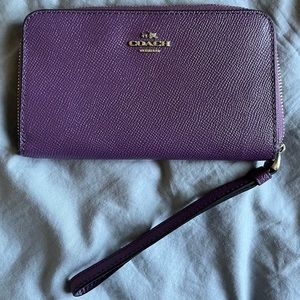 Coach Wallet Purple